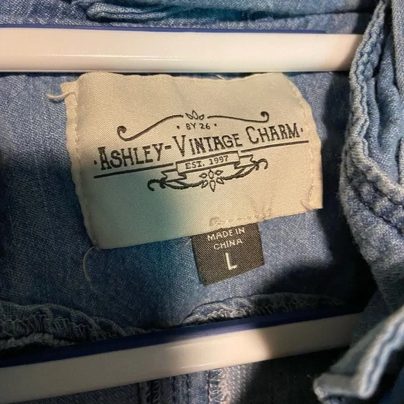 Chambray cotton denim jacket - Picture 5 of 8